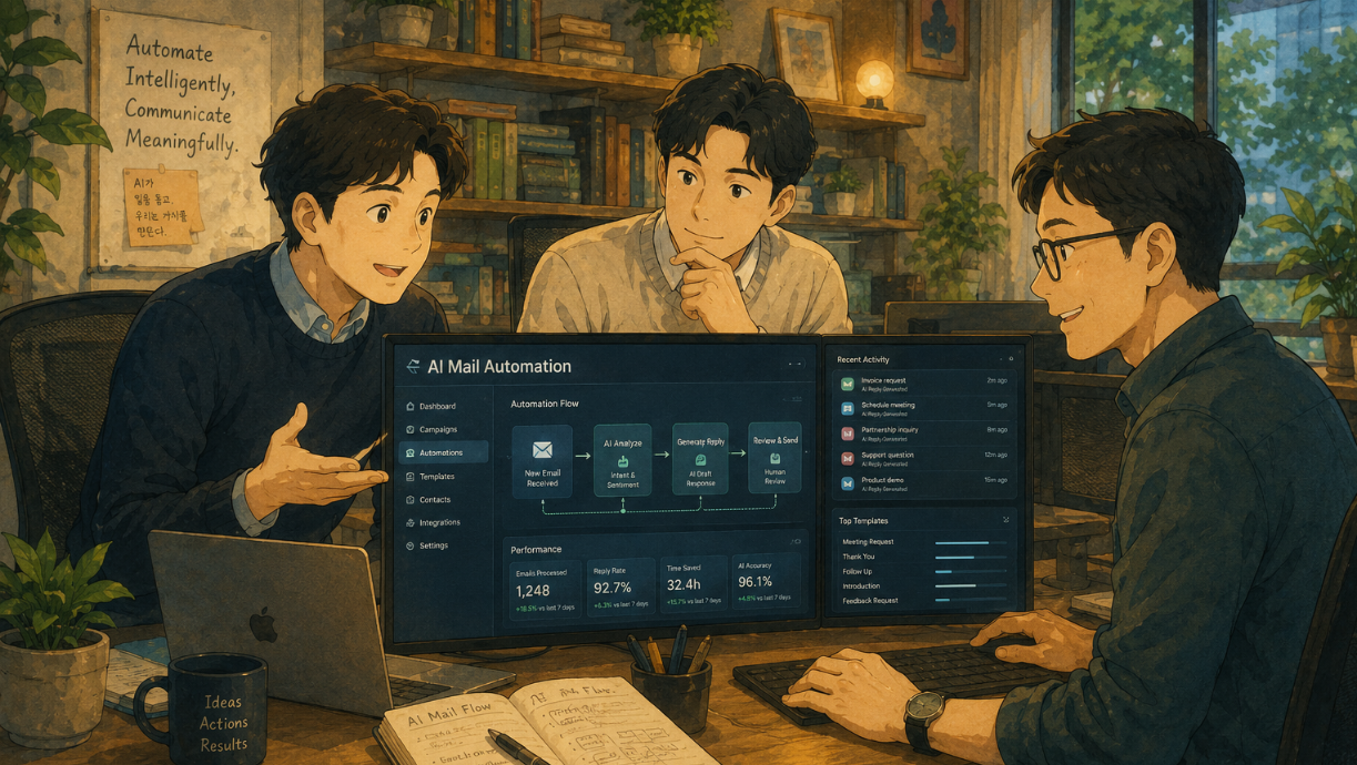 APT팀 일러스트